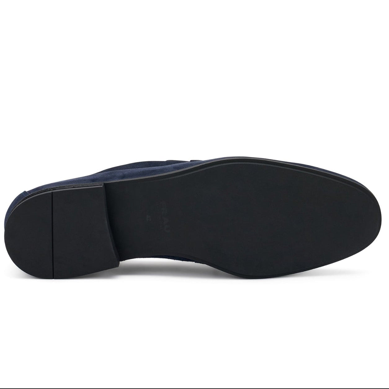 Loafers Frau man blue suede leather