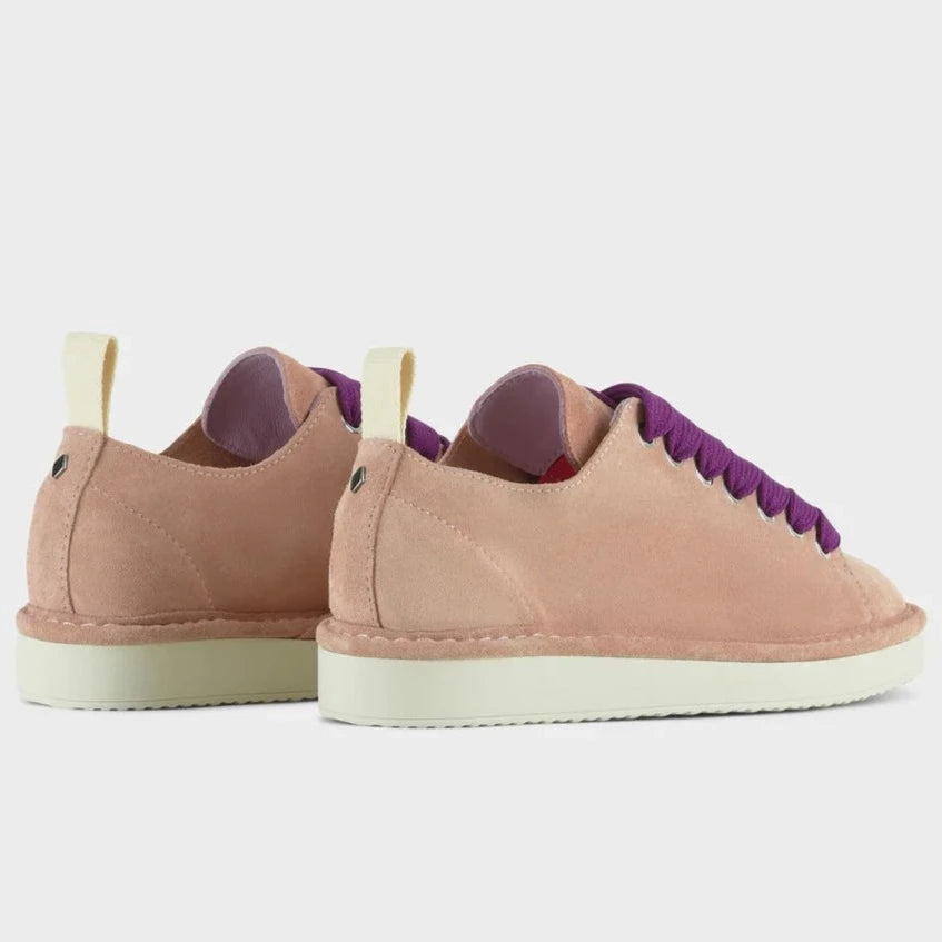 Sneakers Panchic donna camoscio rosa cipria
