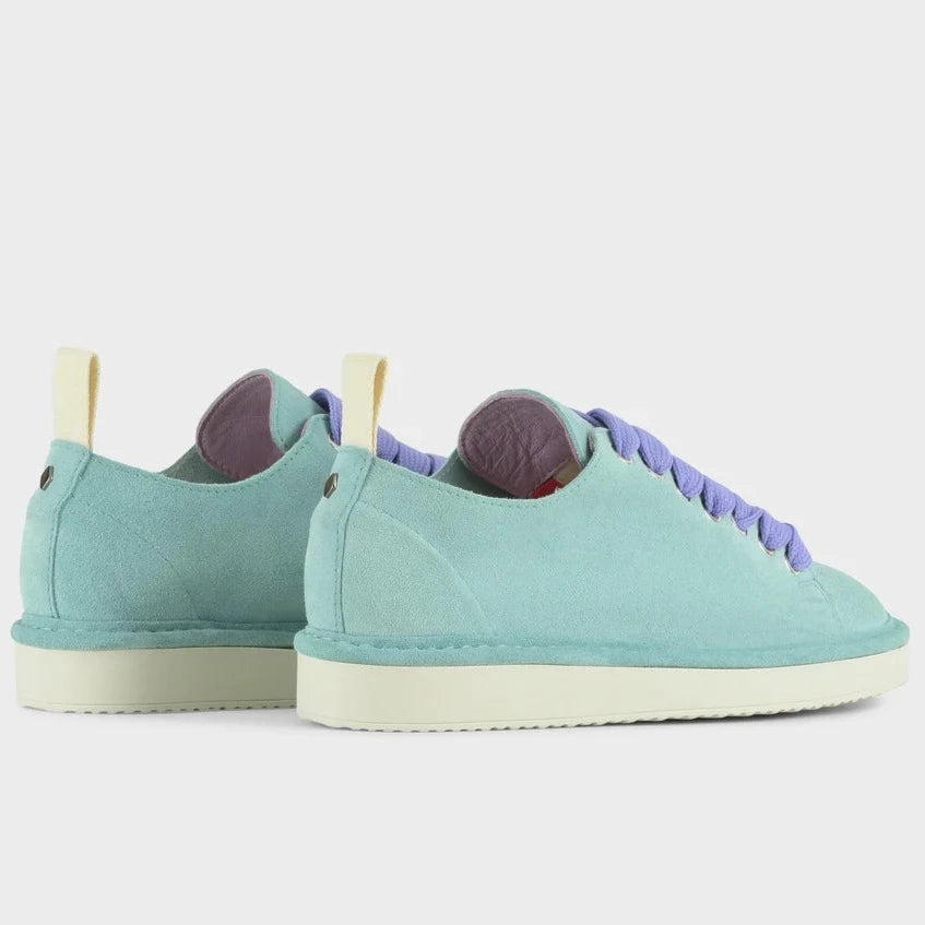 Sneakers Panchic donna camoscio verde acqua