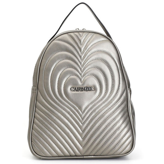 Backpack medium CafèNoir silver