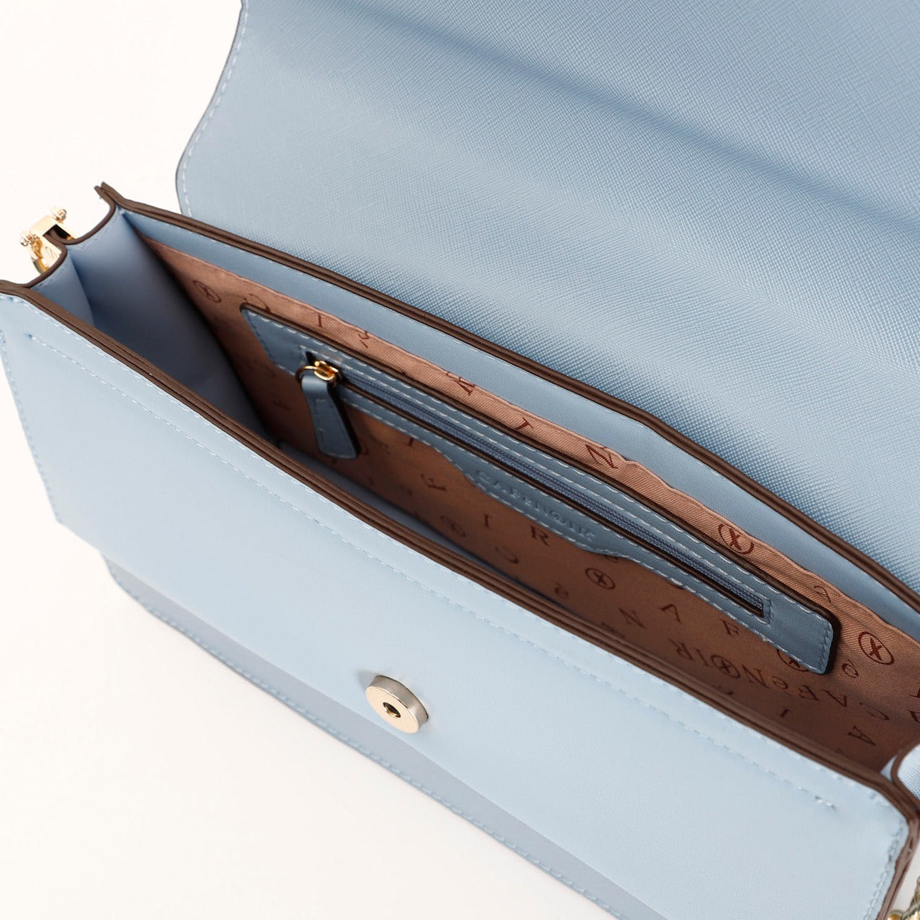 Borsa mini CafèNoir azzurra