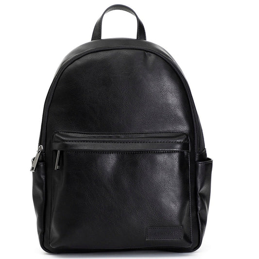 Backpack CafèNoir black eco leather