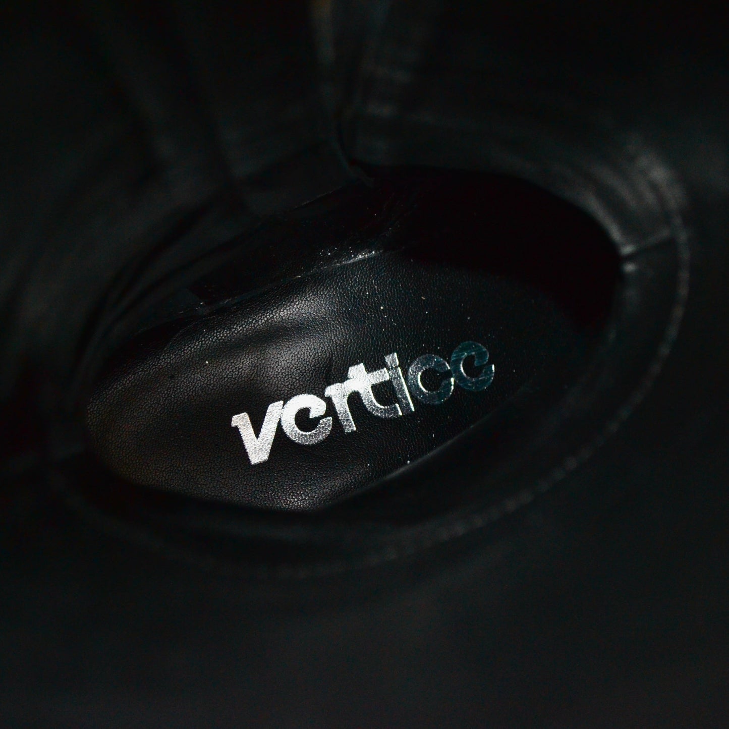Vertice stivali alti donna pelle nero Made in Italy