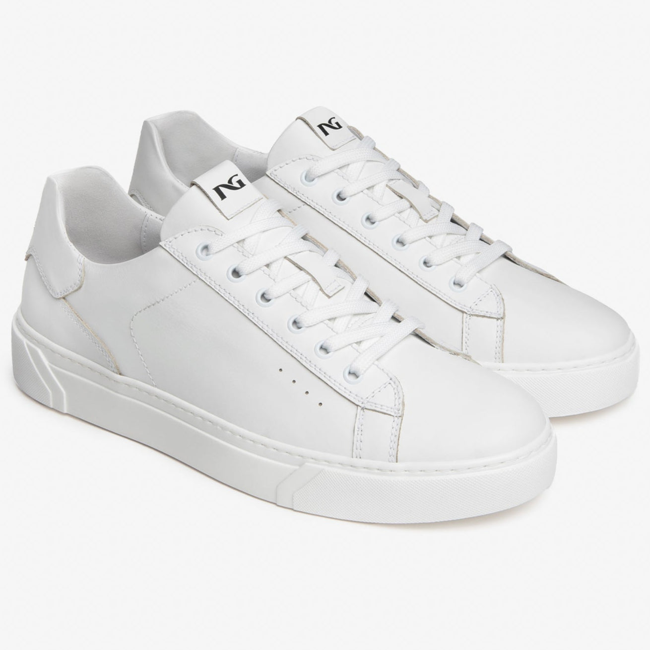 Sneakers NeroGiardini uomo pelle bianco