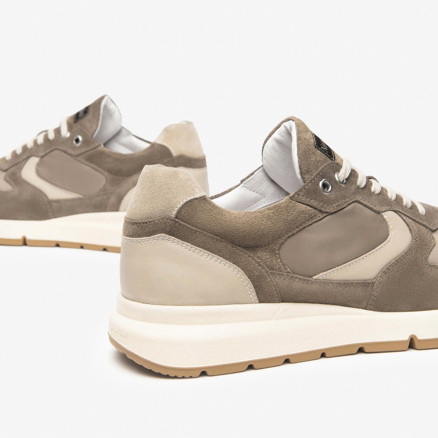 Sneakers NeroGiardini uomo camoscio beige