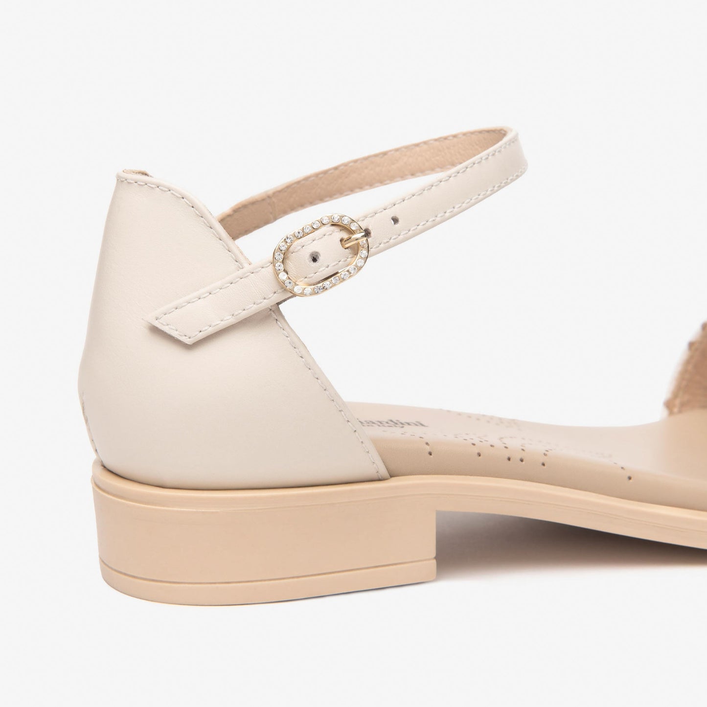 Sandali NeroGiardini donna pelle beige inserti ocra