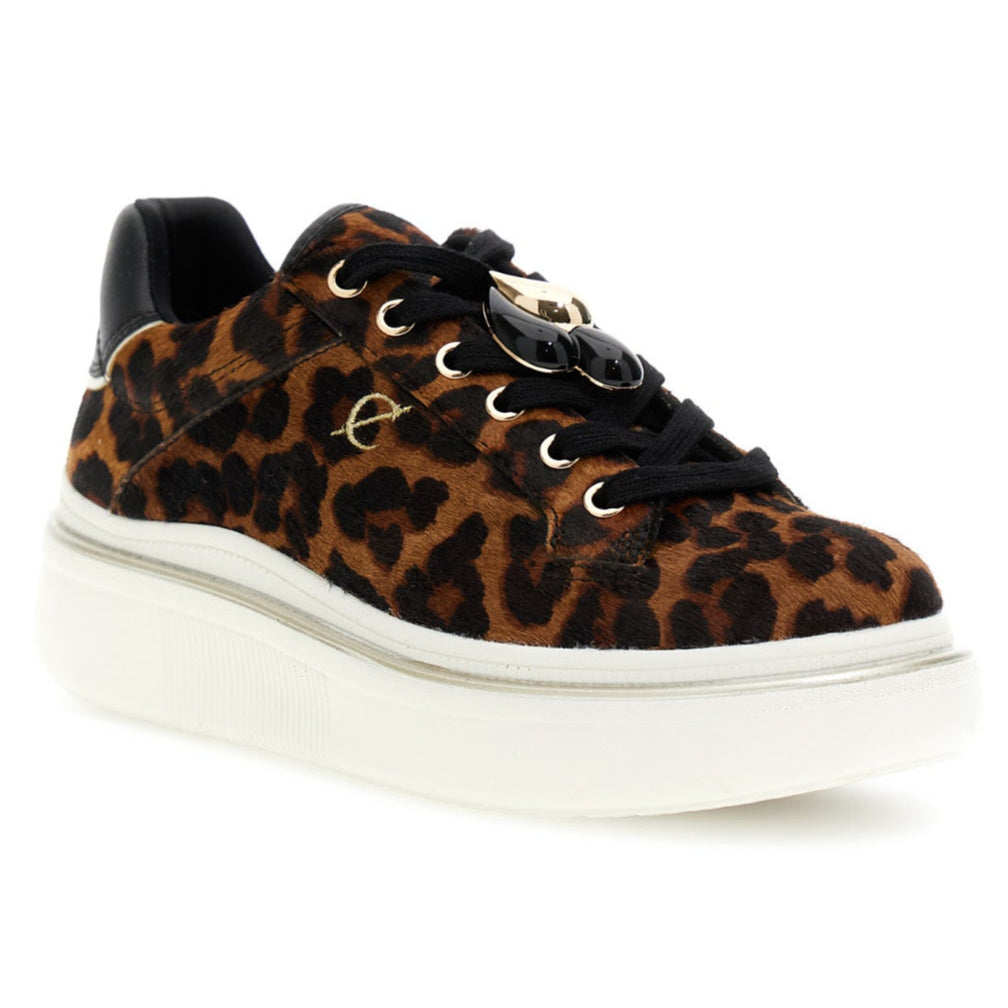 Sneakers CafèNoir woman cald skin animalier