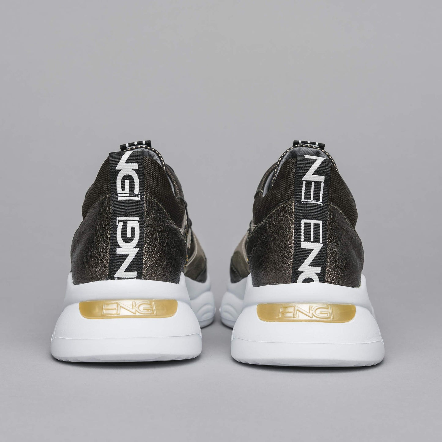 Sneakers NeroGiardini donna verde elastico