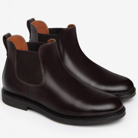 Ankle boots NeroGiardini man brown kenia coffee leather