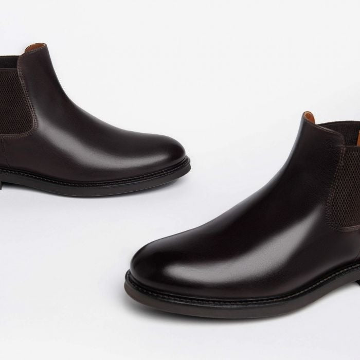 Ankle boots NeroGiardini man brown kenia coffee leather