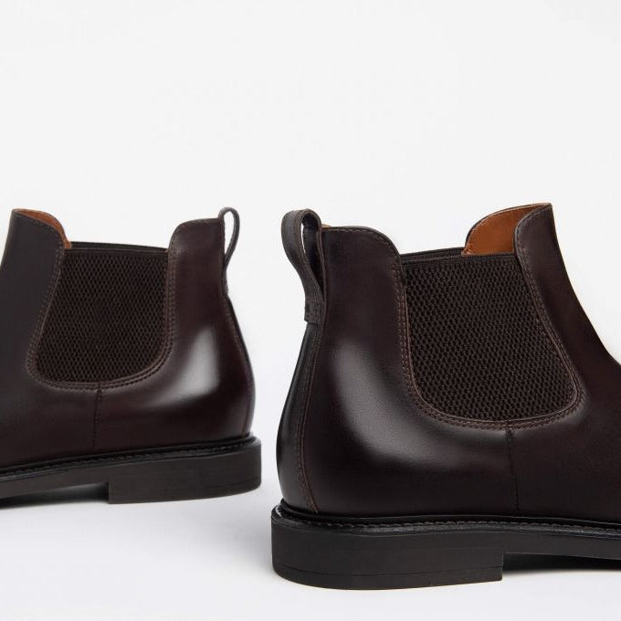 Ankle boots NeroGiardini man brown kenia coffee leather