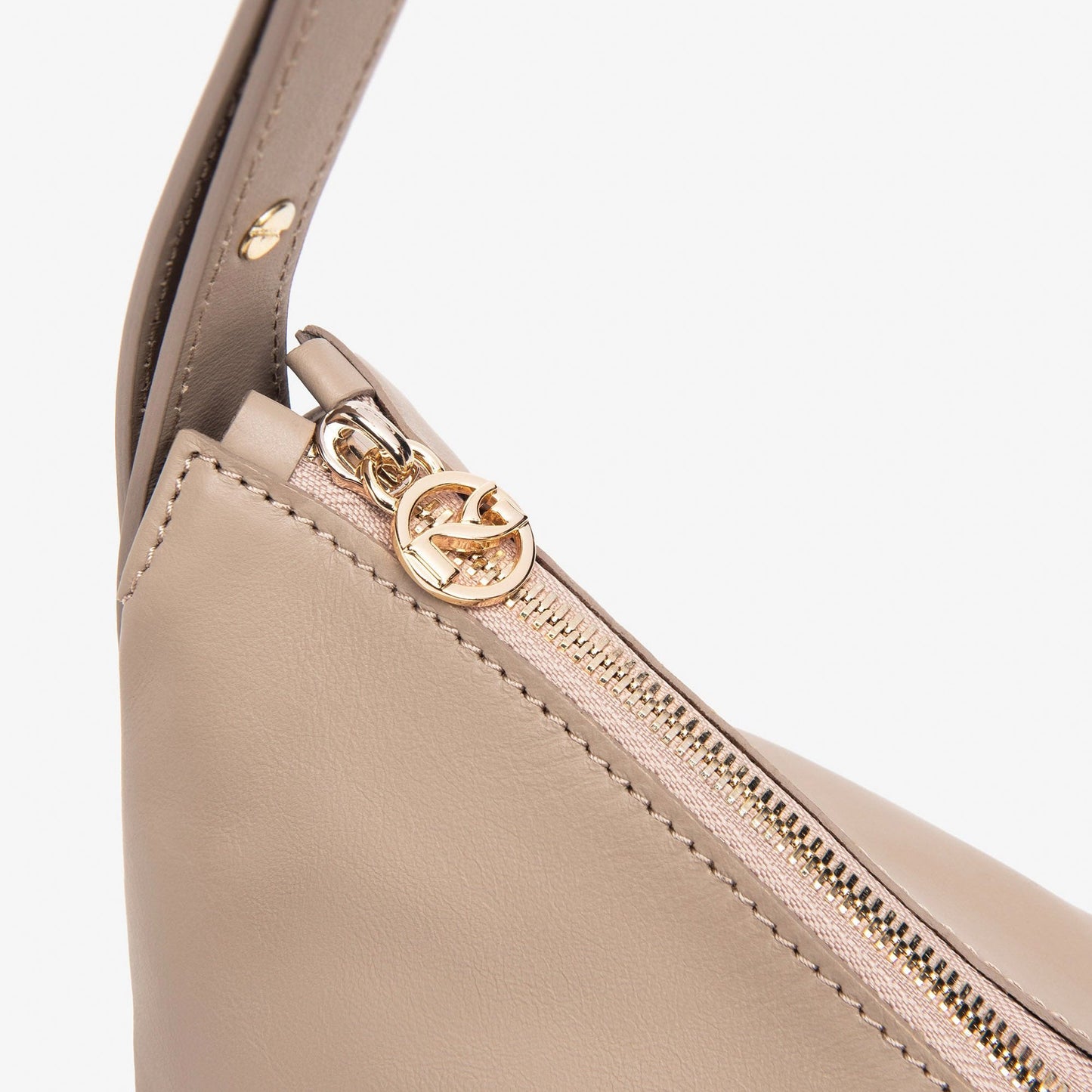 Borsa a tracolla NeroGiardini in pelle beige torba