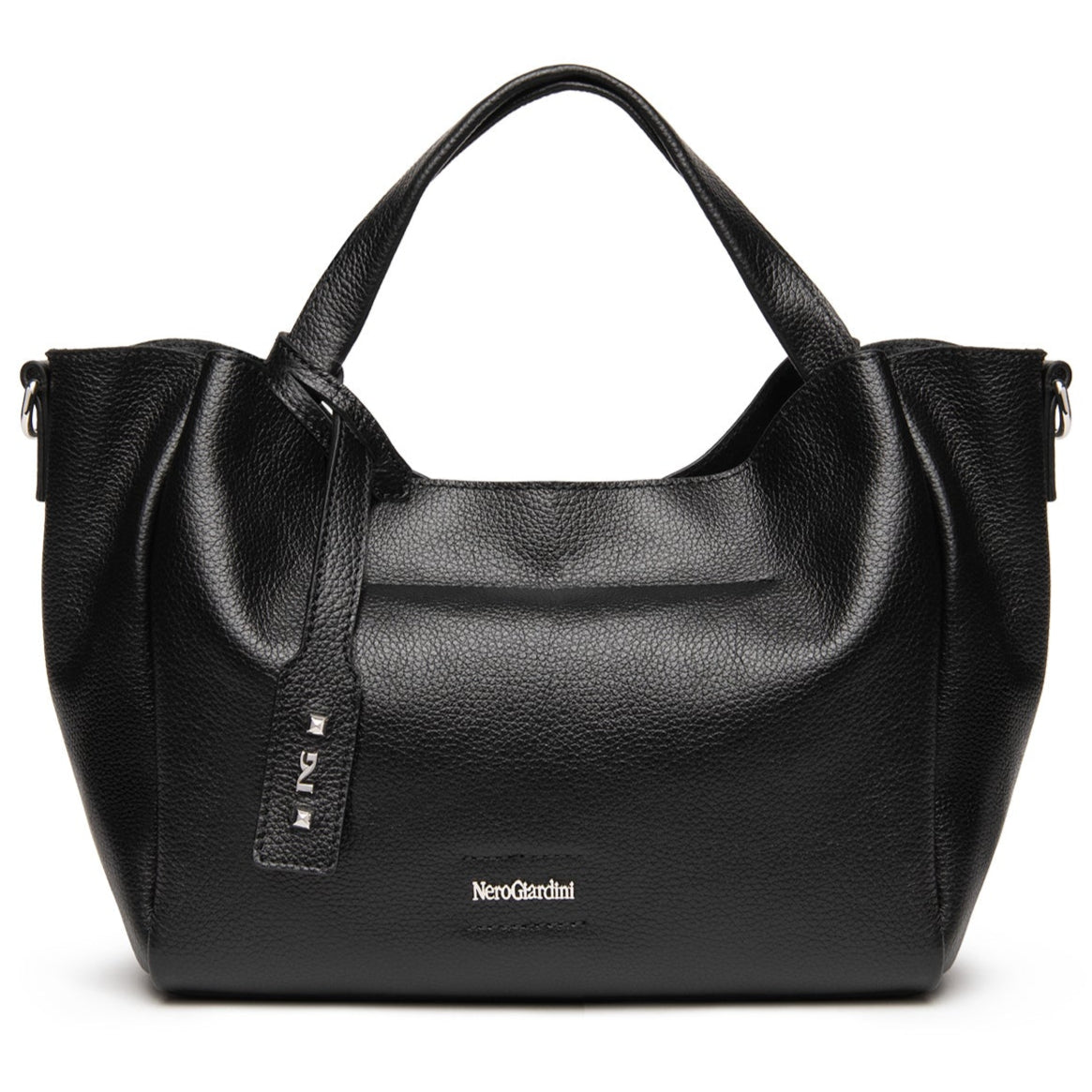 Medium hobo bag NeroGiardini black leather
