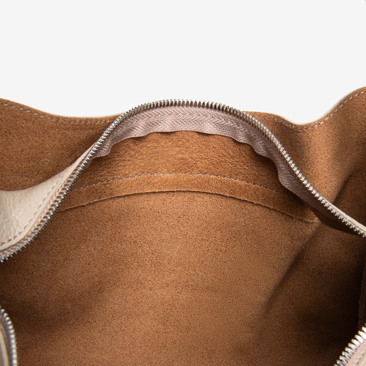 Medium hobo bag NeroGiardini white leather