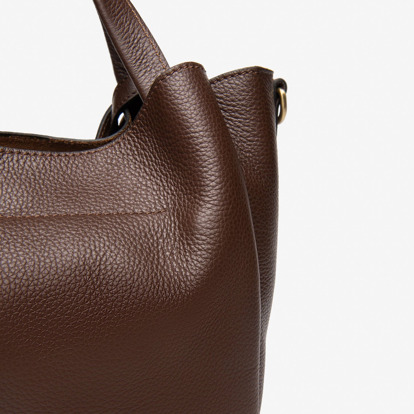 Medium hobo bag NeroGiardini brown leather