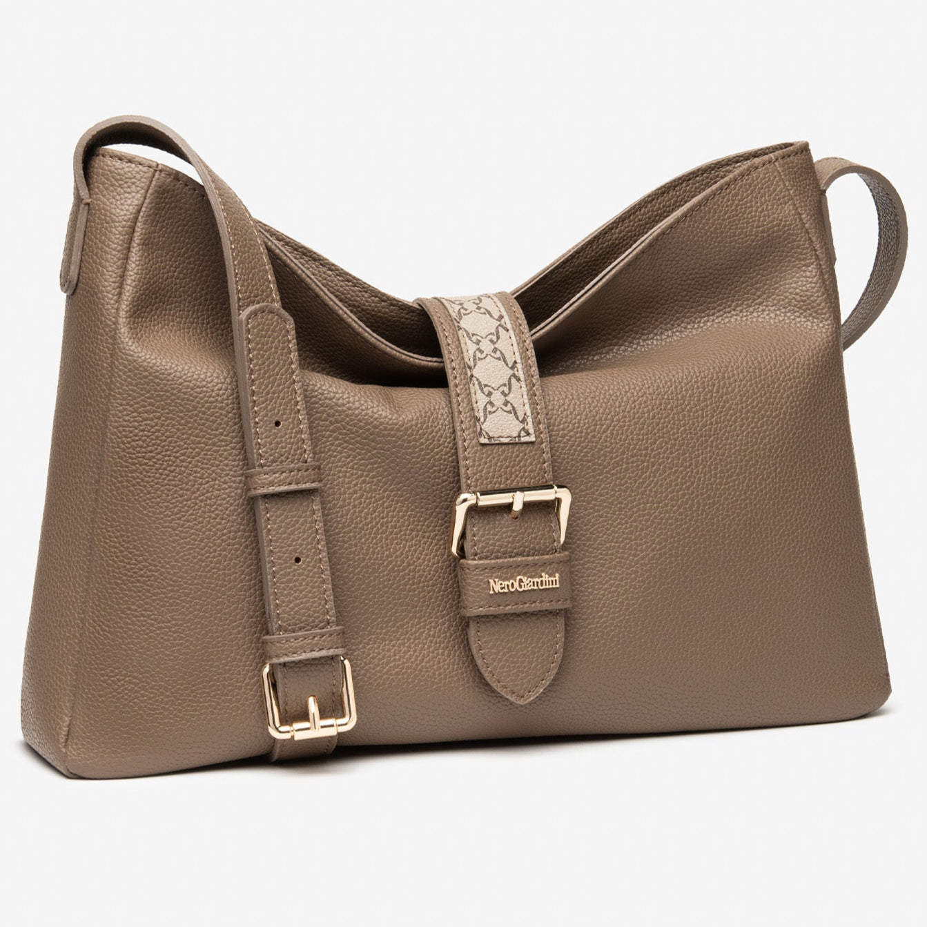 Borsa mini a tracolla NeroGiardini beige