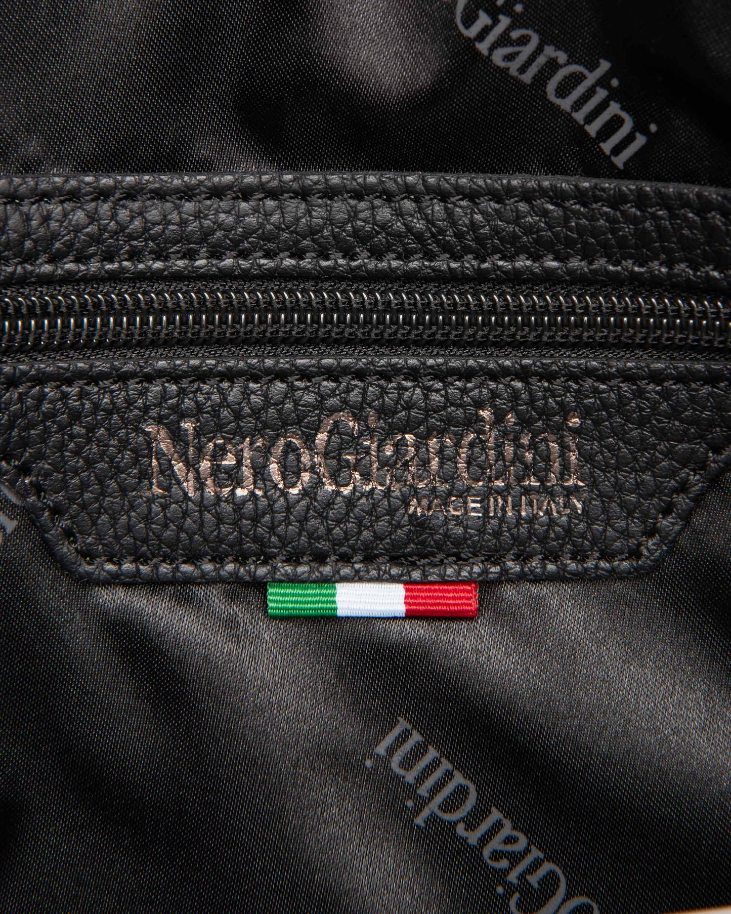 Bag NeroGiardini black eco leather