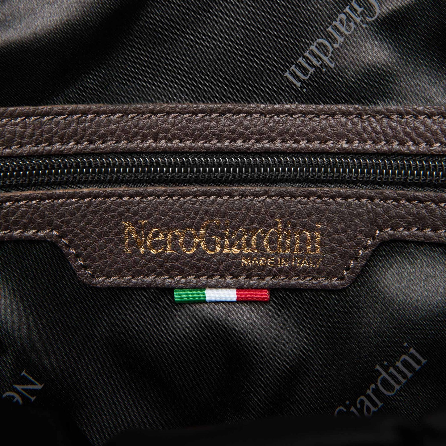 Bag NeroGiardini brown eco leather
