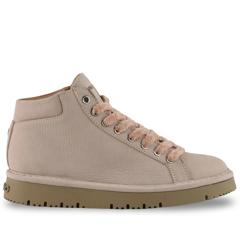 Polacchino Panchic donna pelle nabuk grigio tortora – Vertice Store