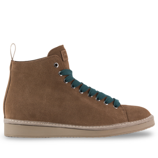 Sneakers Panchic man toffee suede lined fur