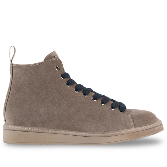 Sneakers Panchic man walnut suede lined fur
