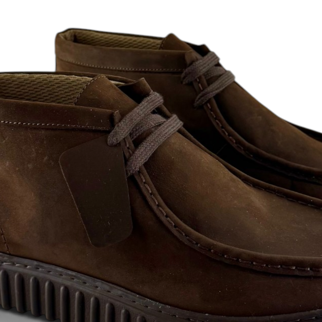 Sneakers Step uomo pelle waxed marrone