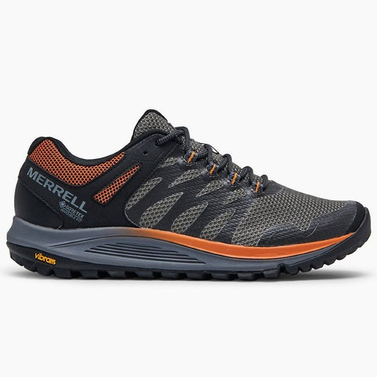 Sneakers goretex Merrel man grey and orange