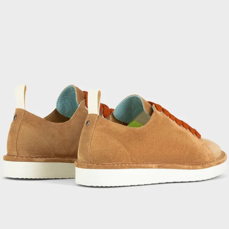 Sneakers Panchic man suede leather biscuit brown