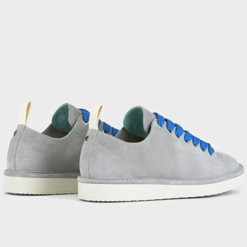 Sneakers Panchic man suede leather grey vibrant