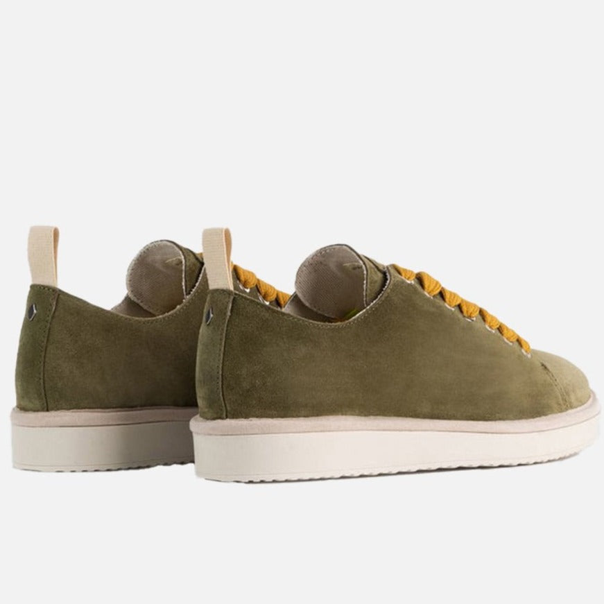 Sneakers Panchic man green suede