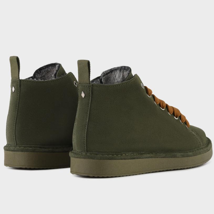 Sneakers Panchic man brown sugar suede lined fur