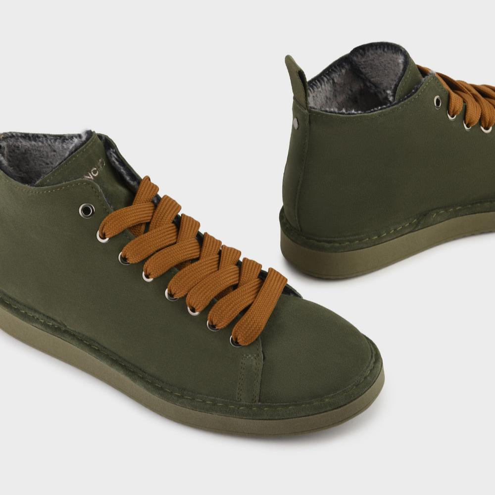 Sneakers Panchic man brown sugar suede lined fur