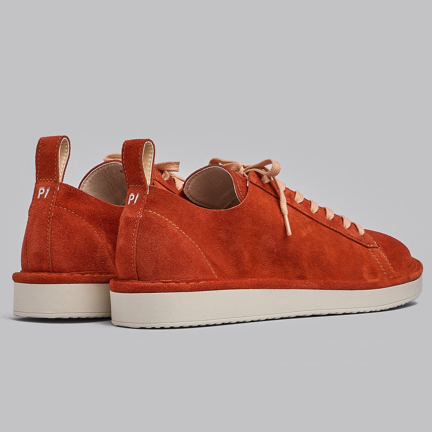Sneakers Panchic uomo pelle camoscio rosso rust