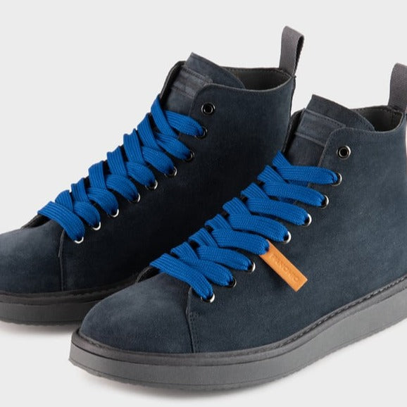 Sneakers Panchic man blue cobalt suede