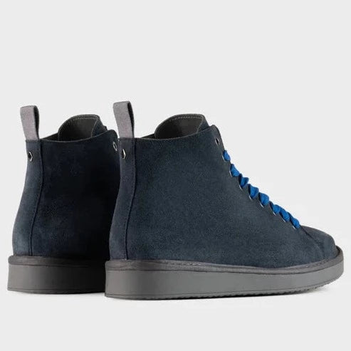 Sneakers Panchic man blue cobalt suede