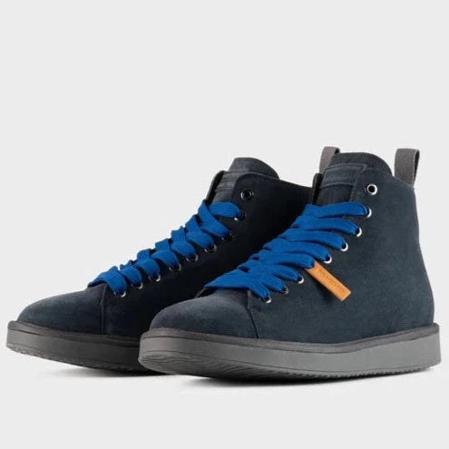 Sneakers Panchic man blue cobalt suede