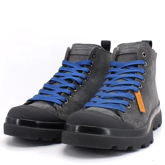 Sneakers Panchic man anthracite suede lined wool