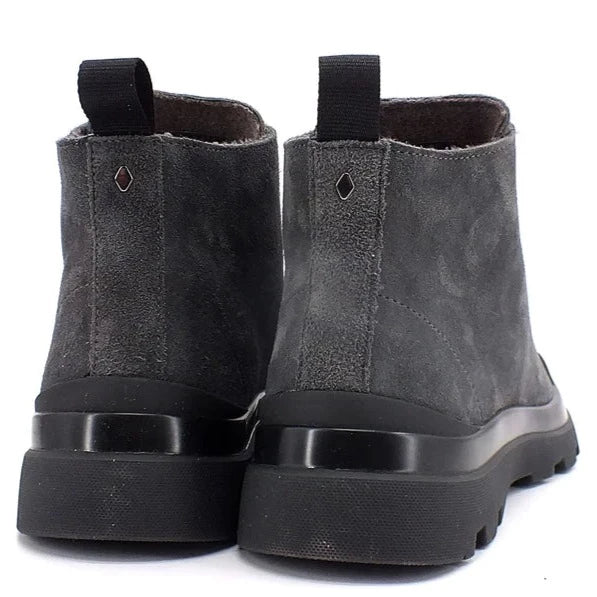 Sneakers Panchic man anthracite suede lined wool