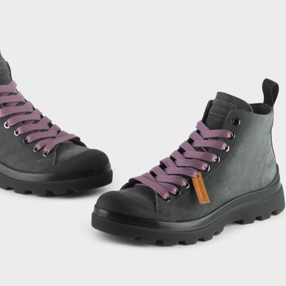 Sneakers Panchic woman dark grey suede
