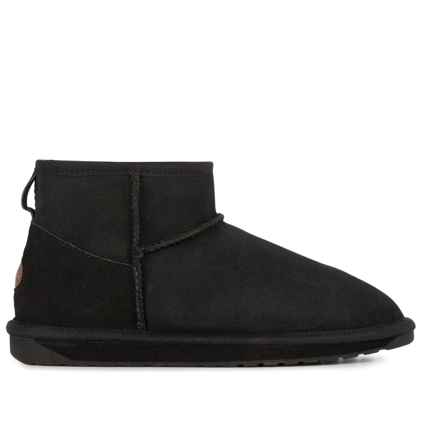 Micro ankle boots EMU woman black sheepskin