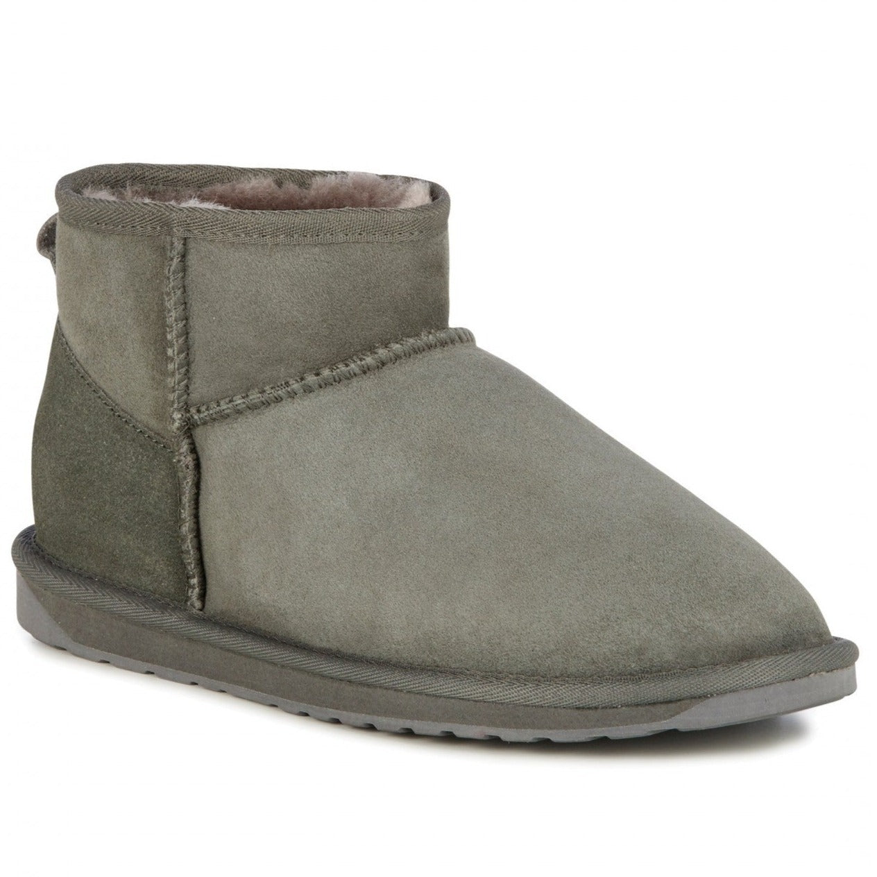 Micro ankle boots EMU woman charcoal sheepskin