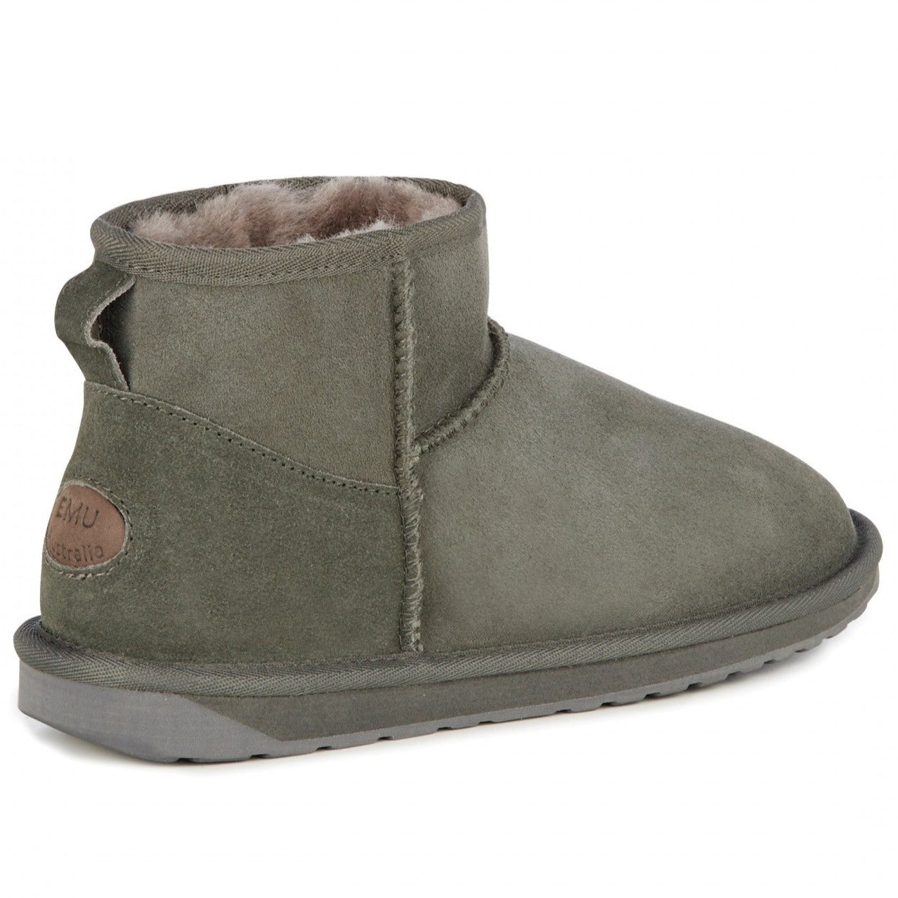 Micro ankle boots EMU woman charcoal sheepskin