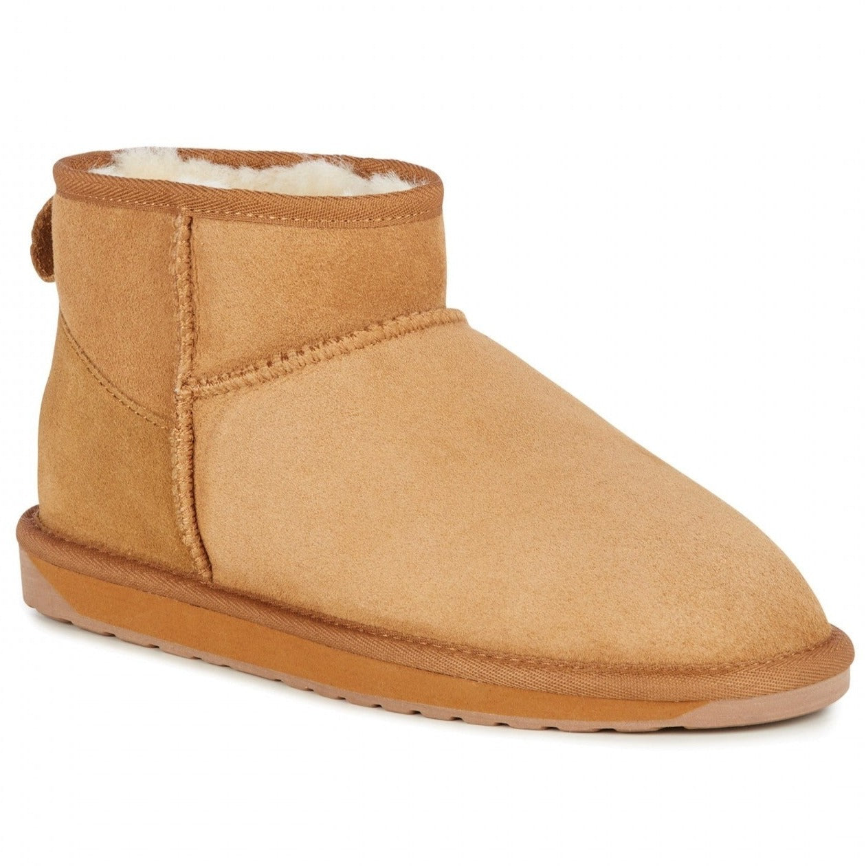 Stivaletti micro EMU donna montone castagna