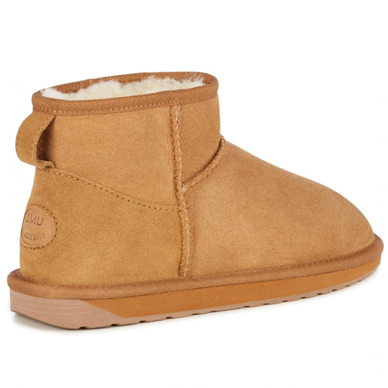 Micro ankle boots EMU woman chestnut sheepskin