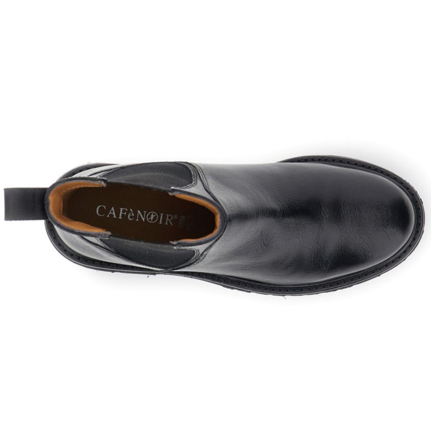Stivaletti CafèNoir donna pelle nero tacco blocco