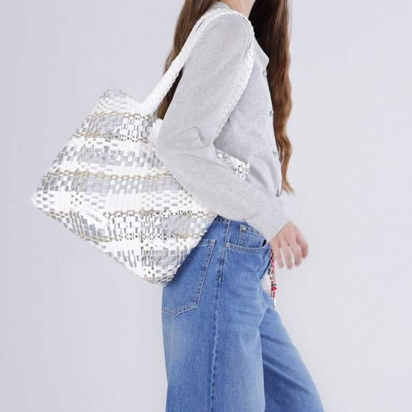Shopping bag CafèNoir multicolor double fass