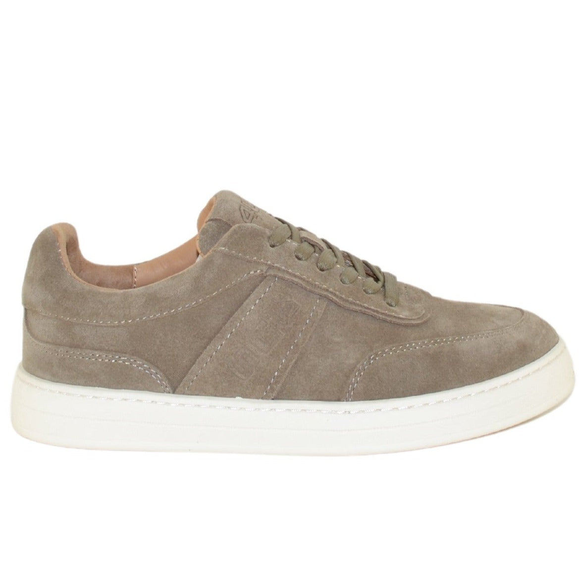 Sneakers Cesare Paciotti 4us man taupe suede leather