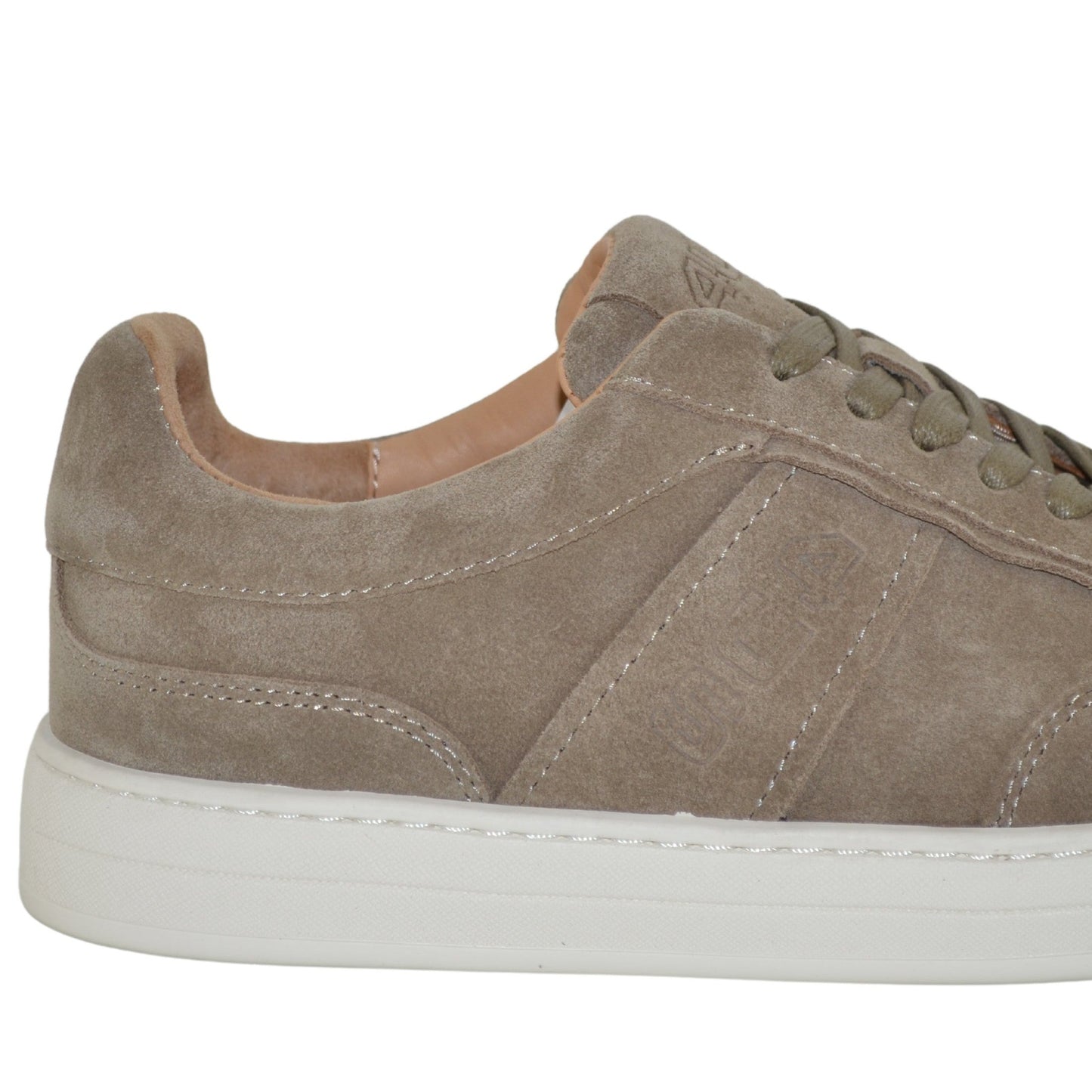 Sneakers Cesare Paciotti 4us uomo pelle scamosciata taupe