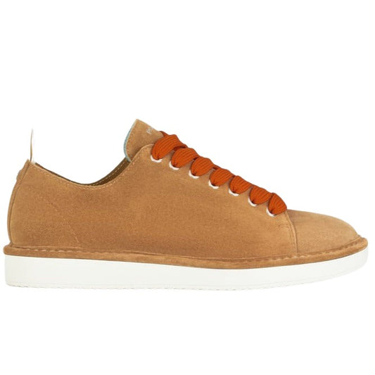 Sneakers Panchic man suede leather biscuit brown