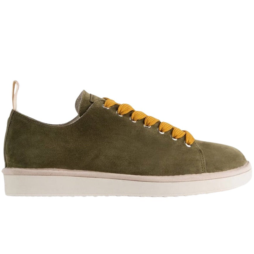 Sneakers Panchic man green suede